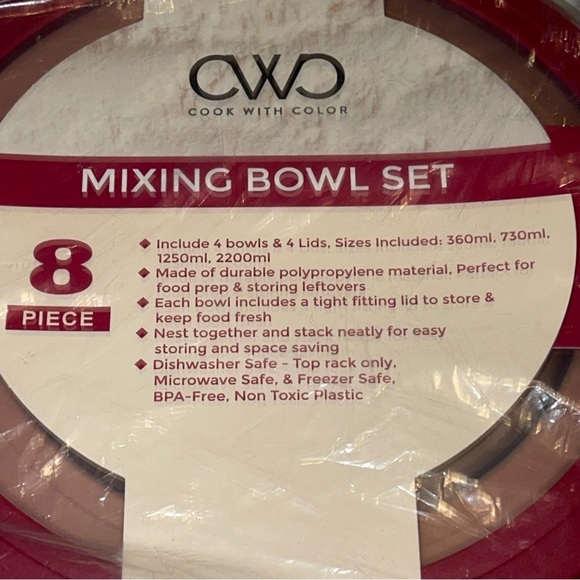 Cook with Color Mixing Bowl Set - Picture 2 of 8